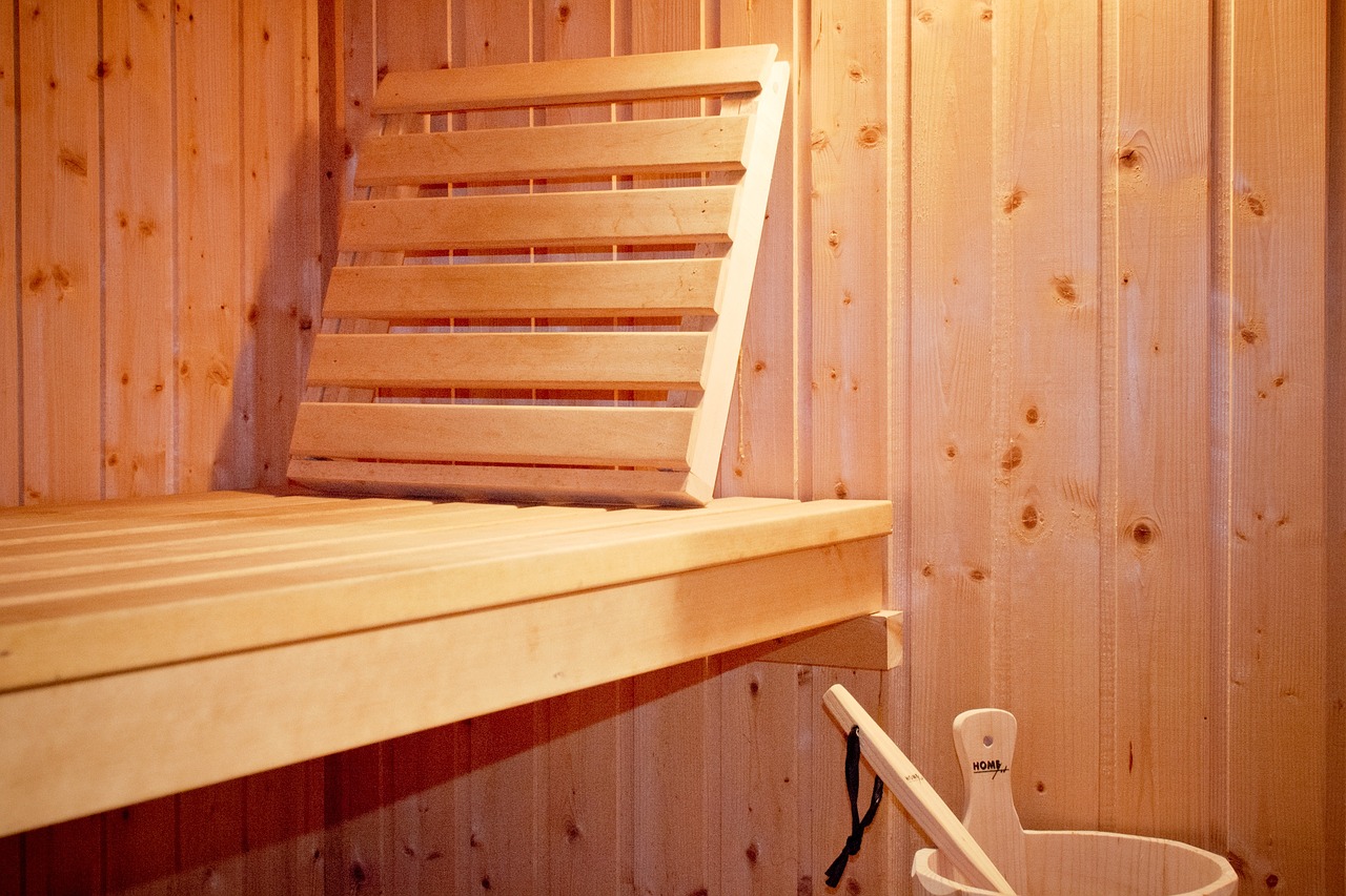 Kaminholz Sauna